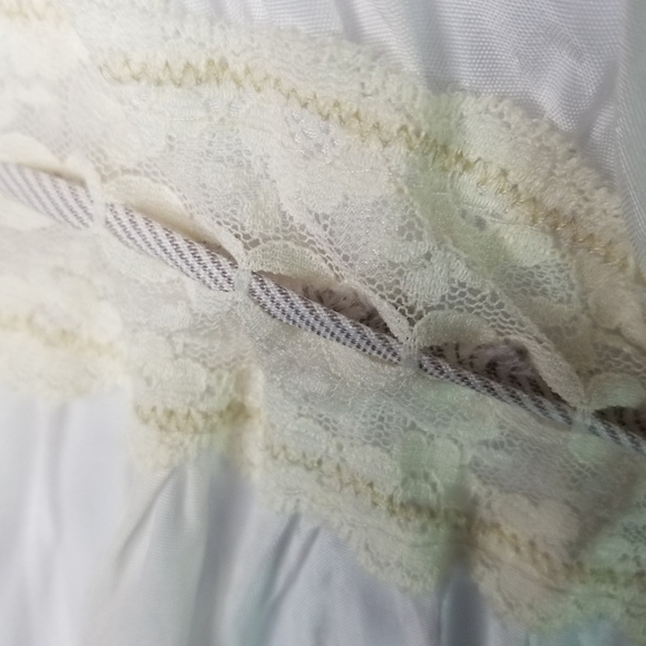 Free People ivory button ruffle blouse - Picture 9 of 10